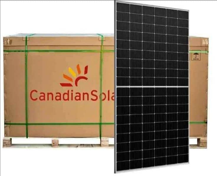 Solar Canadian 580W N-type Bifacial TOPCon Technology Fresh Stock 3