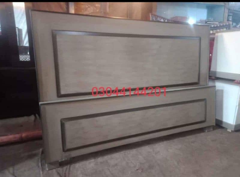 Double bed/wooden beds/bed set/factory rates/wooden bed/side table 1