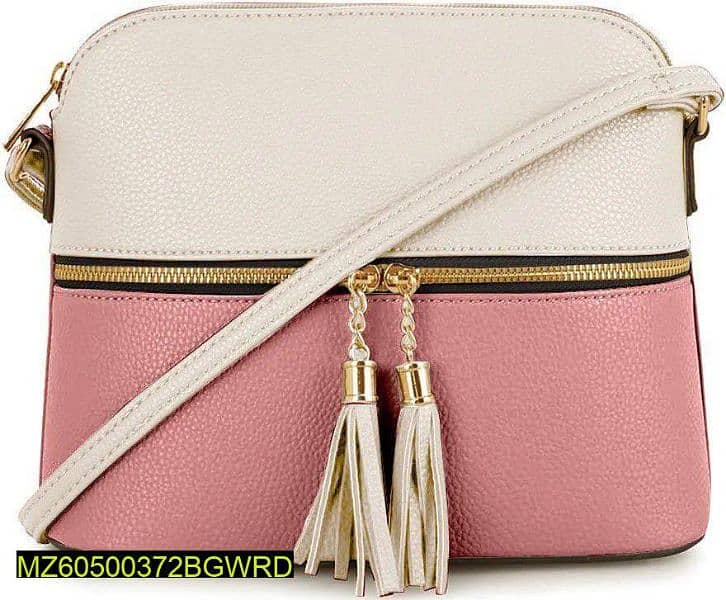 3pcs women leather plain handbag 1