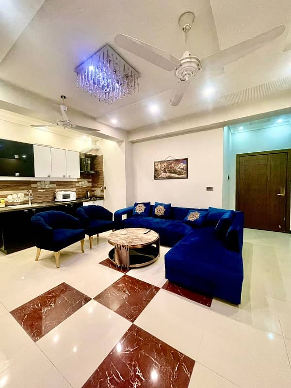 E11 one Master bedroom fully furnished apartment available for sale 2