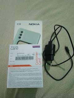 Nokia  C31 box open