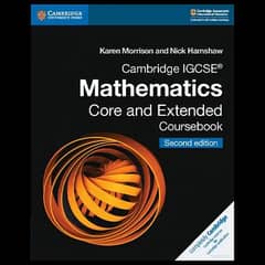 CAMBRIDGE IGCSE MATHEMATICS COURSE BOOK CORE AND EXTENDED 2ND EDITION