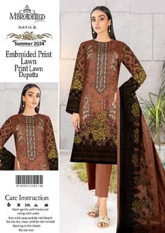 lawn embroidery collection unstitched whole sale price pe