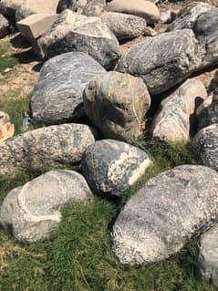 Stones Pebble Gravel Boulders White Black