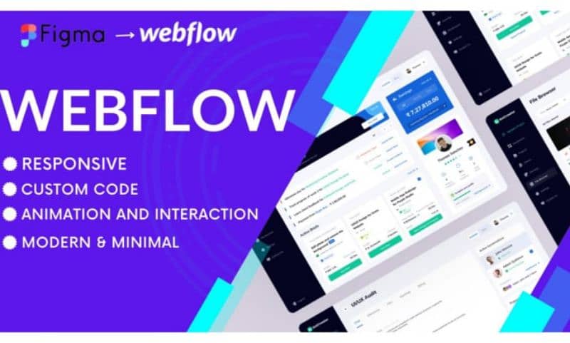 convert figma to webflow and develop webflow website. 1