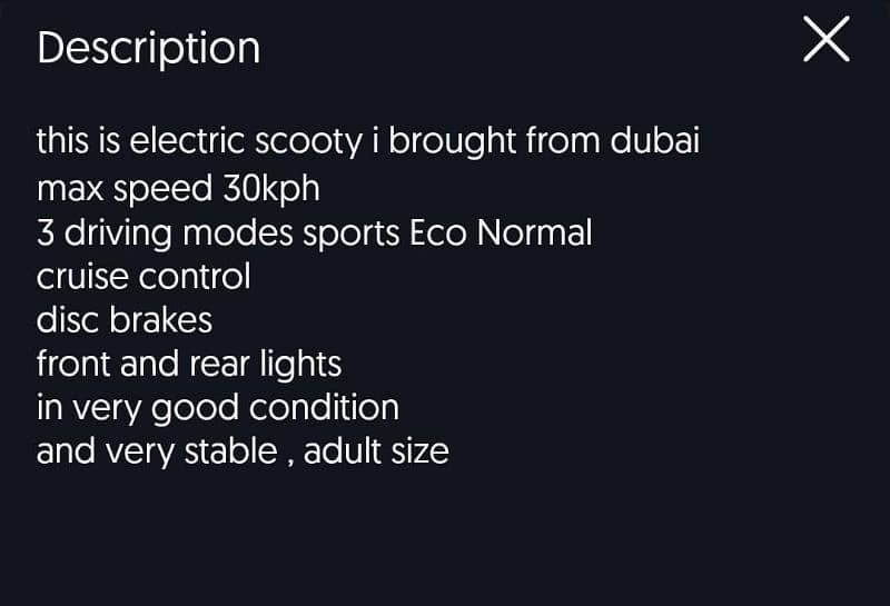Electric scooter 5