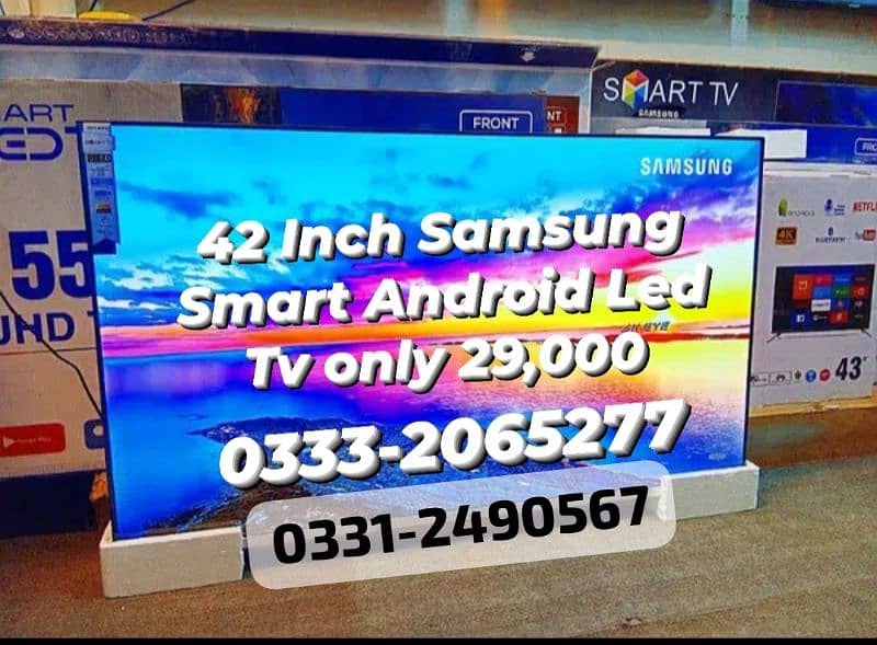 Discount Offer 42 Inch Android WIFI YouTube Smart Led tv brand new 2