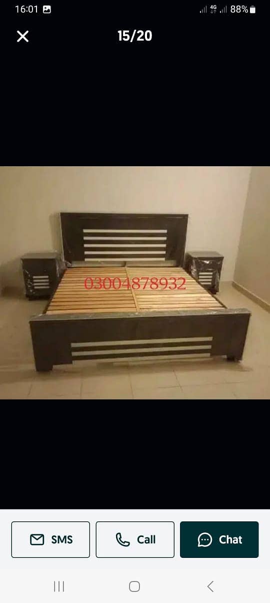 Wooden bed set/side tables/dressing/wardrobes/showcase/Furniture 14