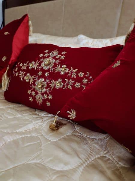 Fancy Bridal Bedsheet set 12 Pcs (luxury) 6