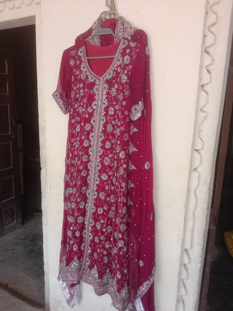 Bridal Maron Color Dress For Sale | Lehnga 6