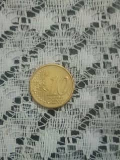 This is a 10 euro coin