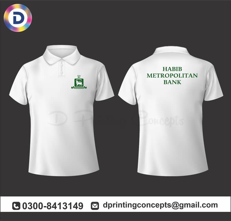 Customize Shirt Printing / Polo Shirt Printing / T Shirt Printing 1