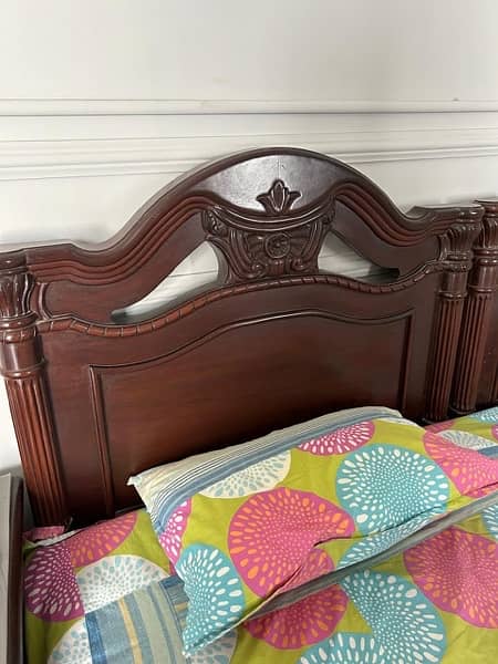 Solid Wood Single Bed 4
