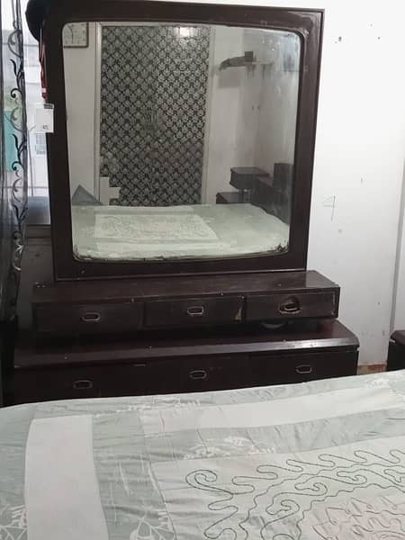 Wooden King bed 1