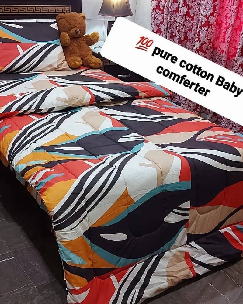 7 piece comforter and single baby comforter 7