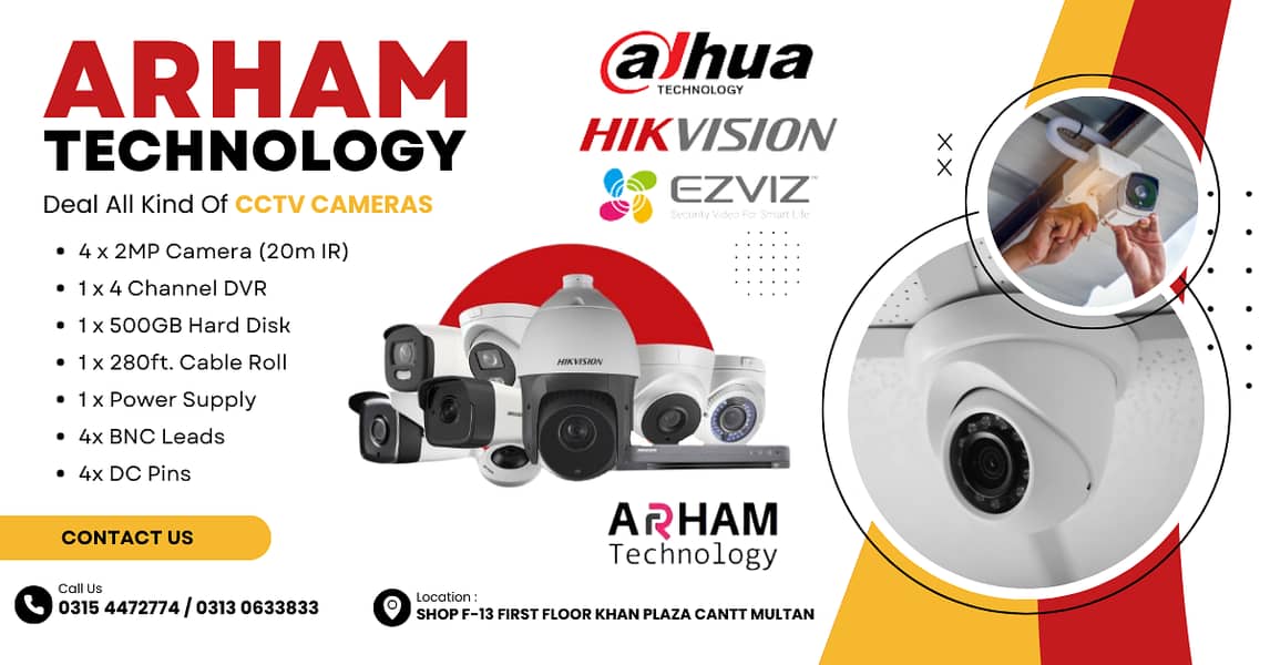 CCTV CAMERAS security cameras Dahua Hikvision NVR DVR 0