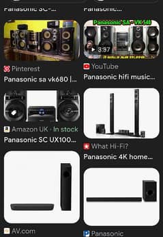 Hifi stereo speaker sound audio darkaar, Panasonic JVC LG DANON JAPANI