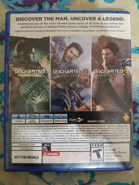 Uncharted Nathan Drake Collection PS4 USED 1
