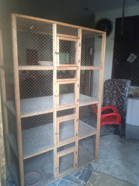 cage wooden. 1