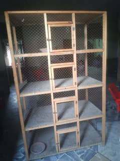cage wooden.