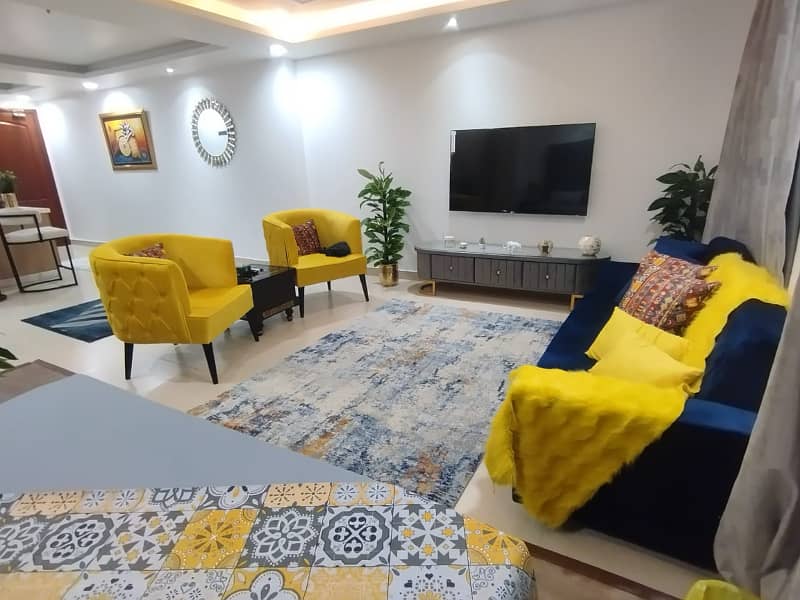 Studio luxury Fully Furnished Apartment For Rent In Gold Crest Mall And Residency DHA Phase 4 0
