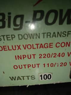 110 transfarmer for amplifier use