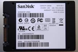 256 gb SSD good condition