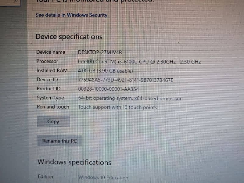 hp ProBook 11 g2 window 10 touch display 3