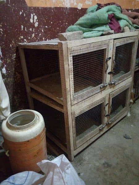 2 big size wood hen cage for sale 03175088407 whatapp call pa rabta 4