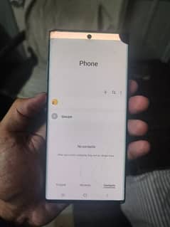 Samsung galaxy note 10 plus crack doted panel