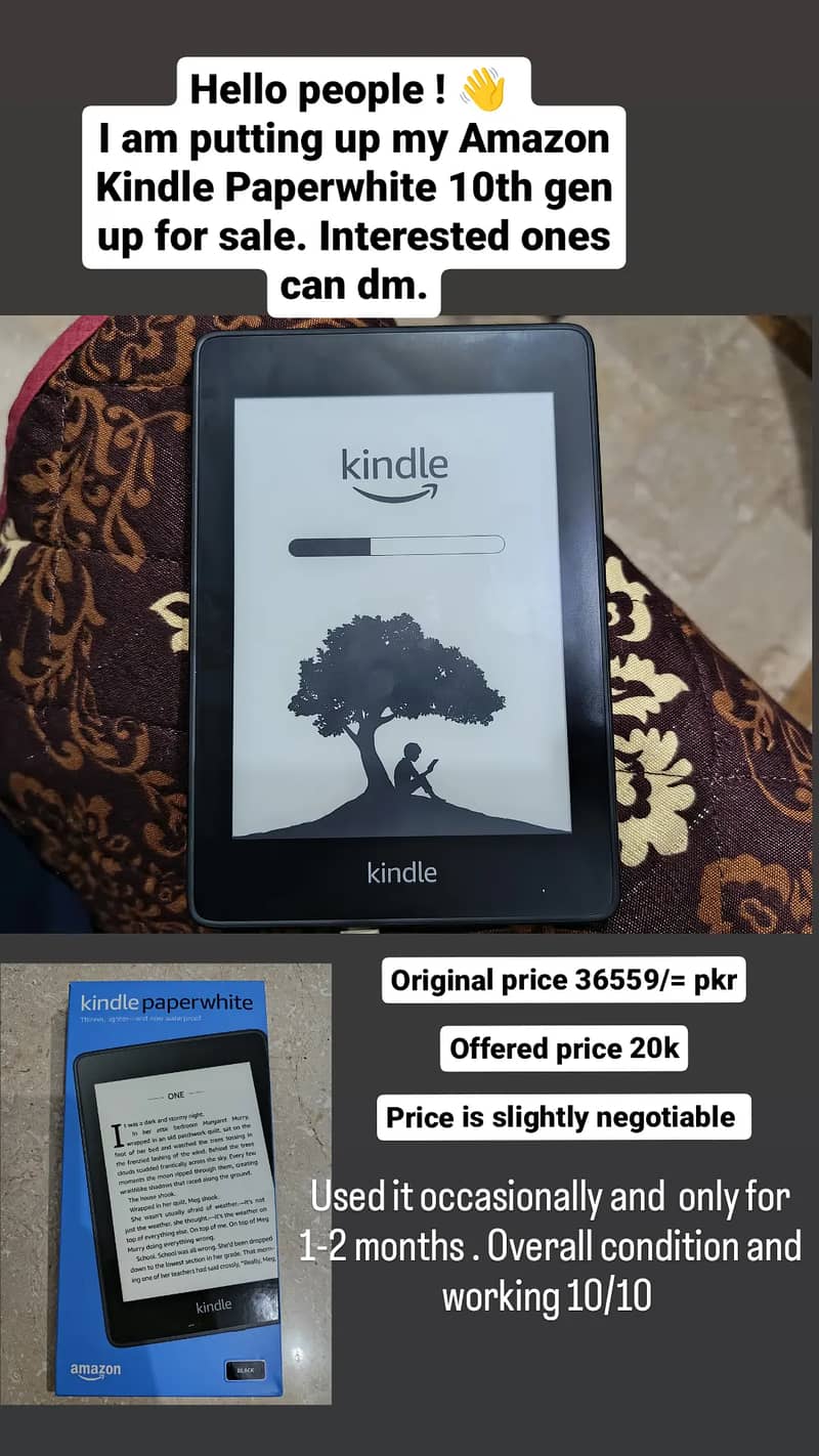 Amazon Kindle Paperwhite 10th generation for sale 10