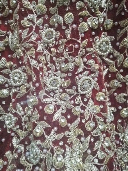 Bridal lehenga for sale and rent available just 1 time used for Barat 4
