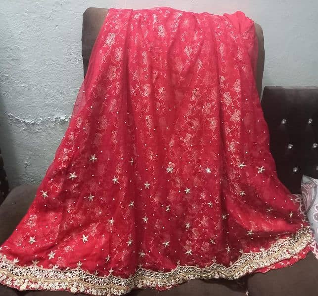 Bridal lehenga for sale and rent available just 1 time used for Barat 7