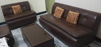 7 SEATER SOFA SET WITH CENTER TABLE FOR SALE