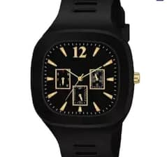 new silicon analogue fashionable watch for men