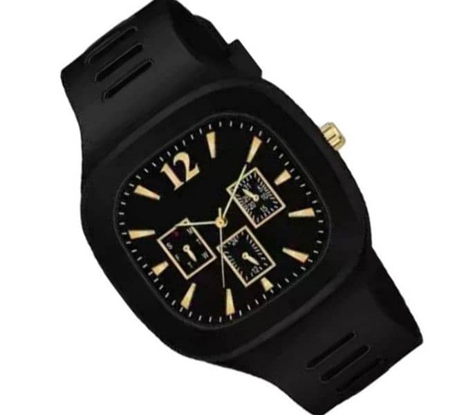 new silicon analogue fashionable watch for men 1