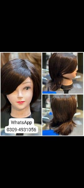 Full Head Wig Women / Men . For Wigs Extension Whatsapp. 0309-4931056. 3