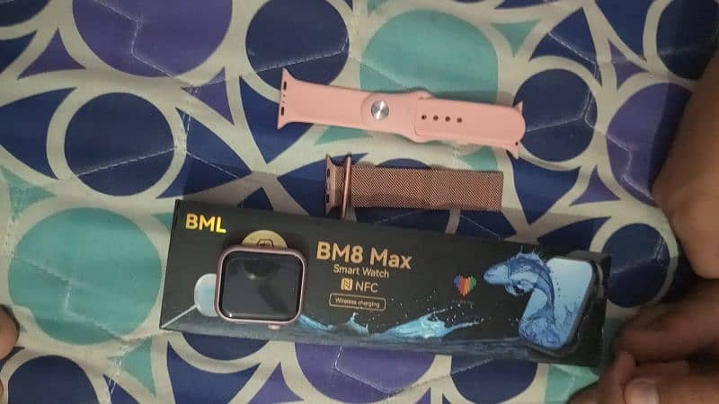 name:bm8 max smartwatch 10/10℅ conditions 1