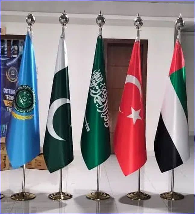 Punjab Govt Flag & Pole for Exective Office | Table Flag | From Lahore 8