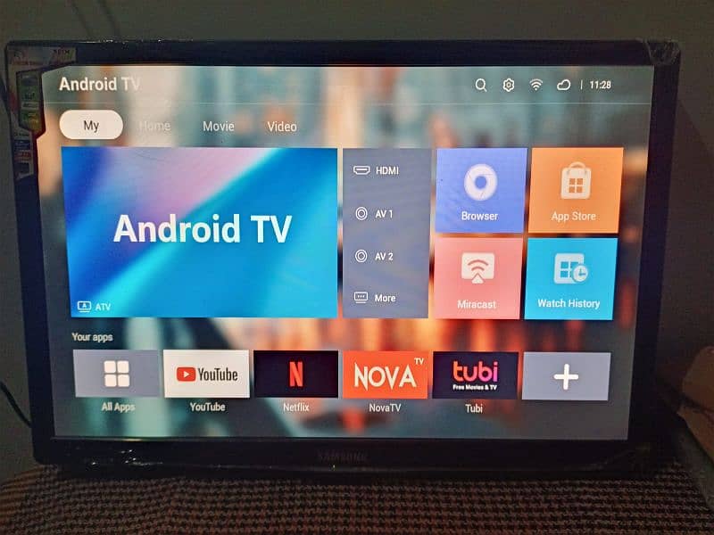 28 inch LED Tv Smart Android. 
Lattest Android version 3