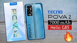 TECHNO Pova 2 urgent sell 7000 MH battery is 03092977272