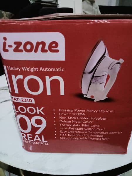 I-zone heavy weight automatic iron 2