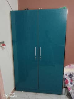 Acrylic 2 doors cupboard