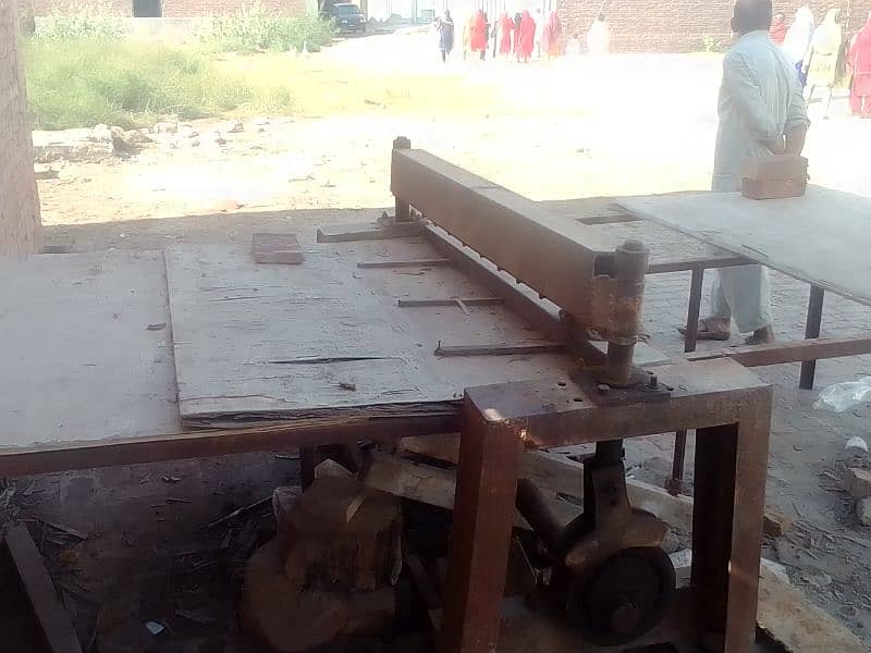 wood pelling machine  4ft with 1 fliper 1