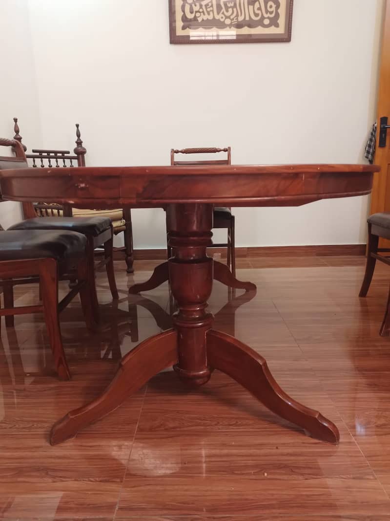 solid Wooden Dinning table for sale 4