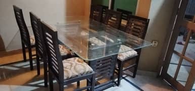 6 Seater Dining table and Dressing table for sale