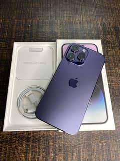 iPhone 14 pro max with full box 128gb for sale