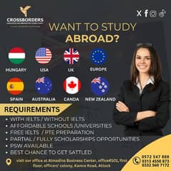WANT TO STUDY ABROAD?