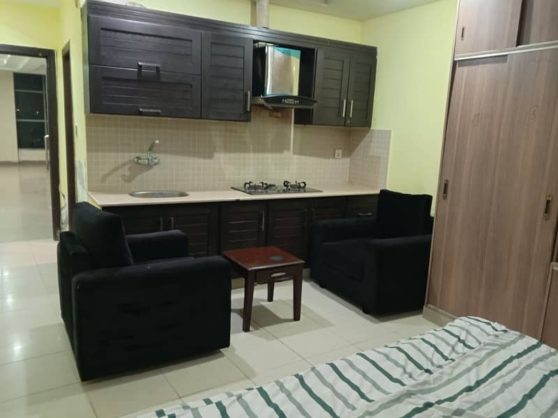 Studio full furnished flat Short time coupell allow Safe& scour 100% 1