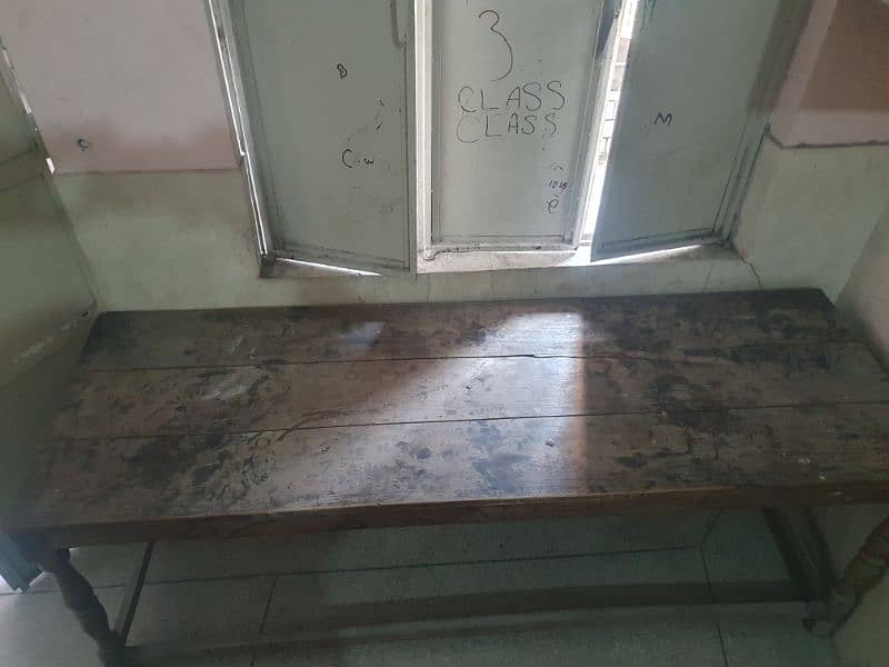 3 solid wood practical/ lab table for sale each 10,000 0
